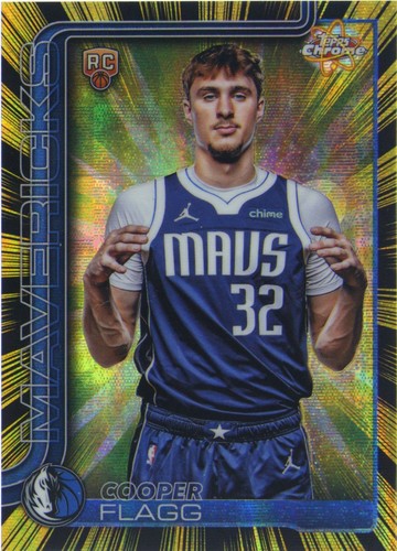 2025-26 Cooper Flagg Topps Chrome Cosmic Space Walk RC Mavericks 