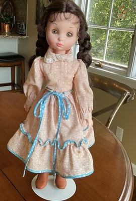 1970 Italian Furga 18  Vinyl Doll Mary Ingalls From Little House On The Prairie