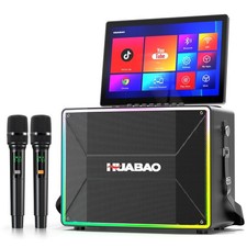 Smart Karaoke Machine with 14  Tablet, Screen  Lyrics Display, Professional ...