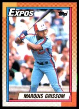 Marquis Grissom 1990 Topps #714 Expos MLB READ FREE SHIPPING AutographDen