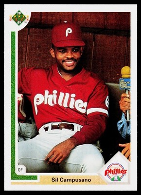Sil Campusano, 1991 Upper Deck, #469, Philadelphia Phillies,