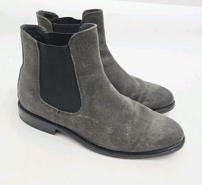 THURSDAY BOOT CO Cavalier Chelsea Mens Grey Suede Boots RETAIL $199 Men main image 3