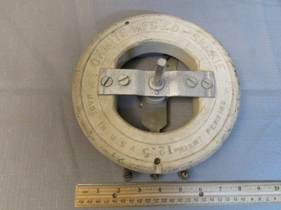 Ohmite Spec. No. .0857 Model-R  12.5-Ohm Max 30 Amps Current  Linear Rheostat