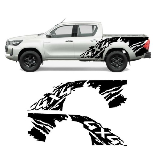 Autocollants 4x4 SUV Off Road - Lot De 2 Stickers - Choix Parmi 23 Couleurs - NEUF Fabriqué En France