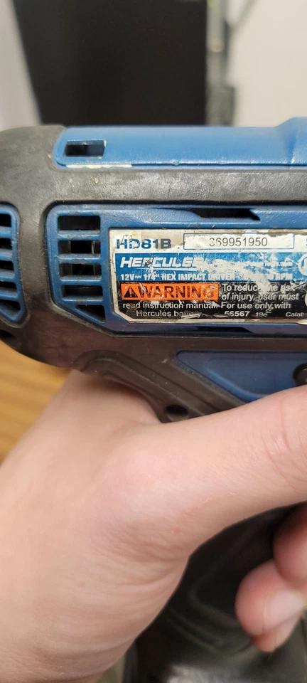 Destornillador de impacto y batería Hercules 12v Foto 3 de 4