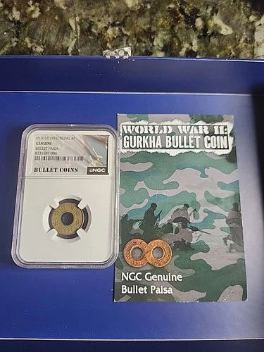 1955 Nepal 4 Paisa VS2012 - Genuine Bullet Paisa - Certified by NGC