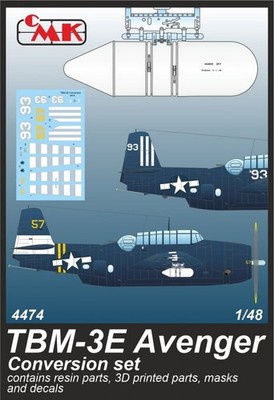 TBM-3E Avenger Conversion Set / for Accurate/Academy kits  / 1:48 - CMK 4474