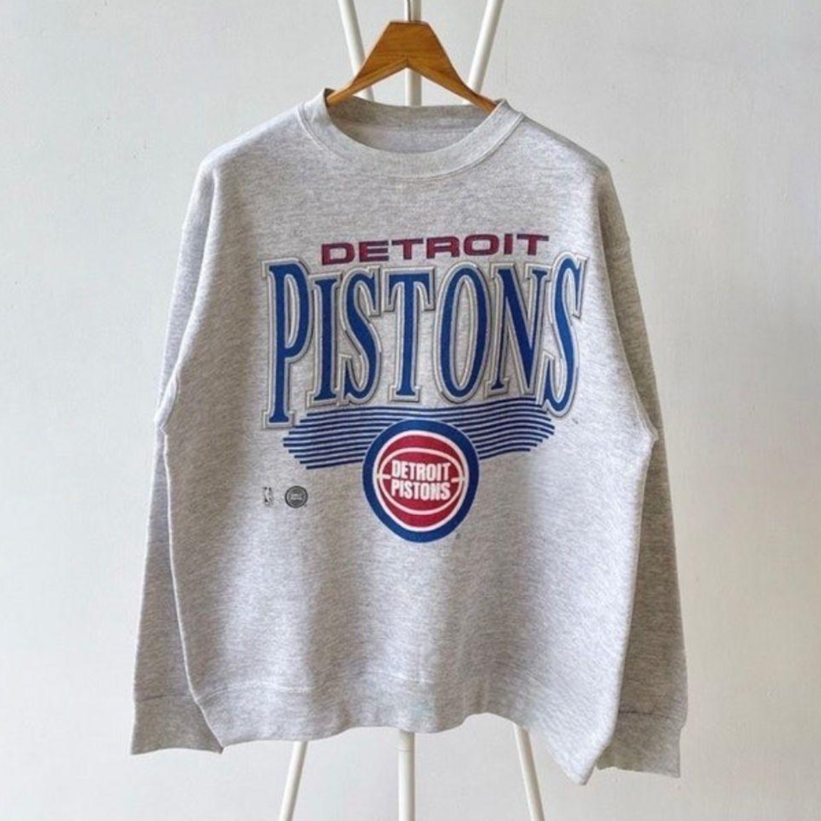 Vintage 90s Detroit Pistons Crewneck Sweatshirt Reprint S-5XL Gift for Fan