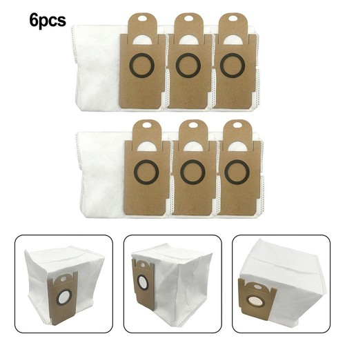 E-HAO Confezione da 12 sacchetti monouso di ricambio per aspirapolvere Roborock S8 Pro Ultra, S8+, S7 Max/Maxv Ultra, Q8/Q7/Q5 Max+, Q5 Pro+, Q7+, Q5