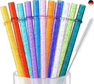  VITEVER 12er-Pack Glitzer-wiederverwendbarer durchsichtige 