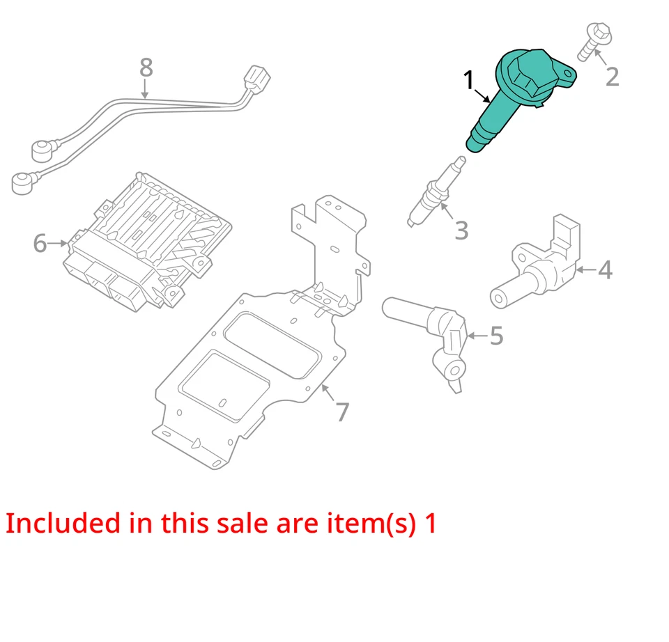 2015-2017 Ford Expedition Ignition Coil Igniter Pack BX2EL - Image 3 of 4
