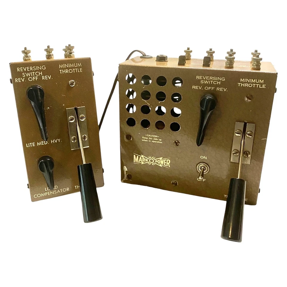 Marnold Model Train Power Pack #C-25 and Load Compensator HO20L for Trains AS IS - Image 3 of 4