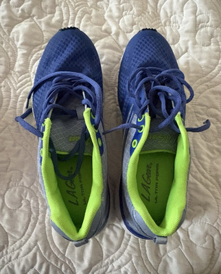 ASICS LA Gear Ultra Form Women s Low Top Lace-Up Textile Sneakers Blue/Green