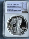 2022-W PF-69 NGC ULTRA CAMEO American silver eagle .