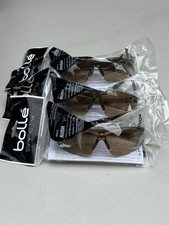 Bolle Safety Glasses Rush 40072 Anti-Fog, Anti-Static Anti-Scratch 3 PACK