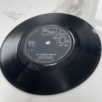 Stevie Wonder  Don't Know Why I Love You/My Cherie Amour 7'' Vinyl 1969 EX