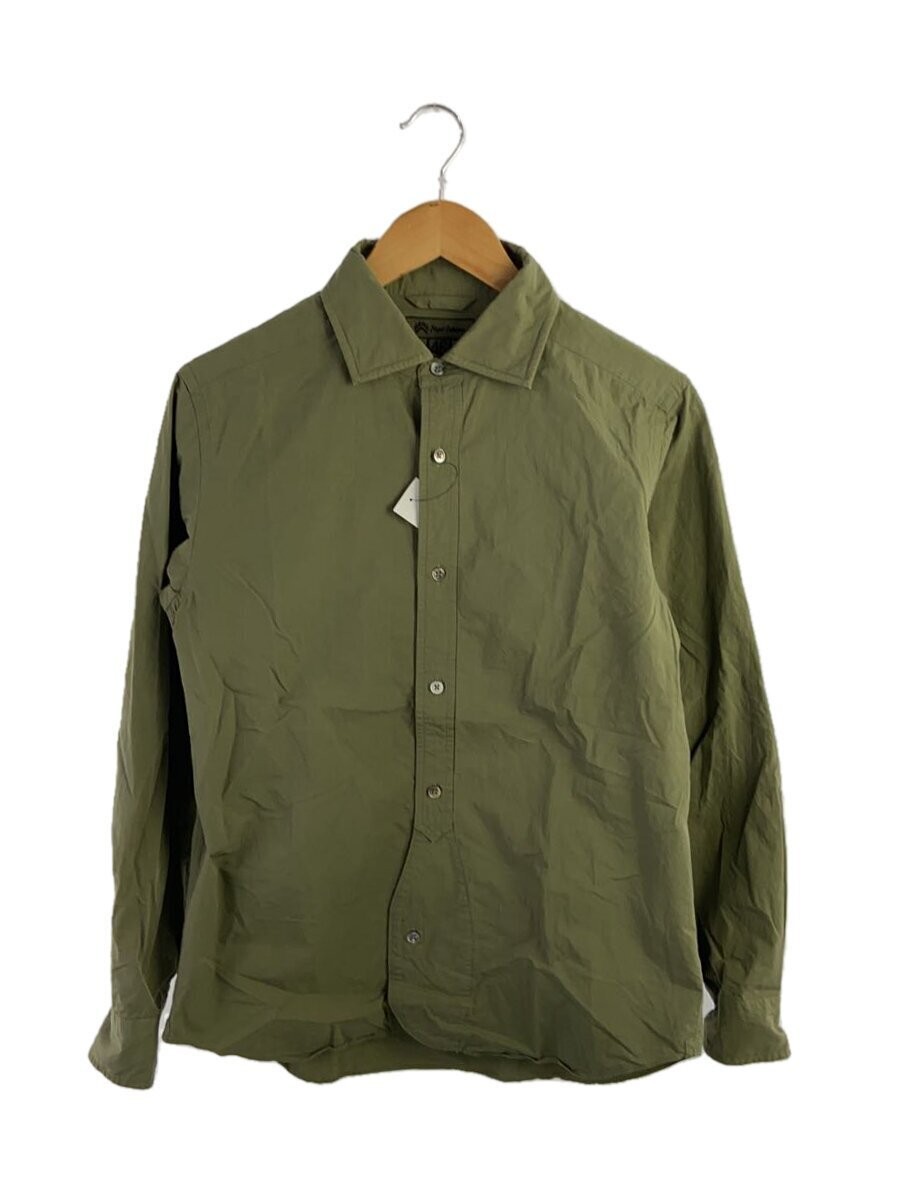 Nigel Cabourn 長袖シャツ 46 Nigel Cabourn Long sleeve shirt/46/Cotton/GRN/8040-00-10011