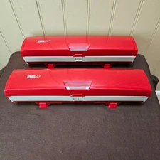 Wrap Master Foil & Plastic Wrap Dispensers Set Of 2 Red Model 1800