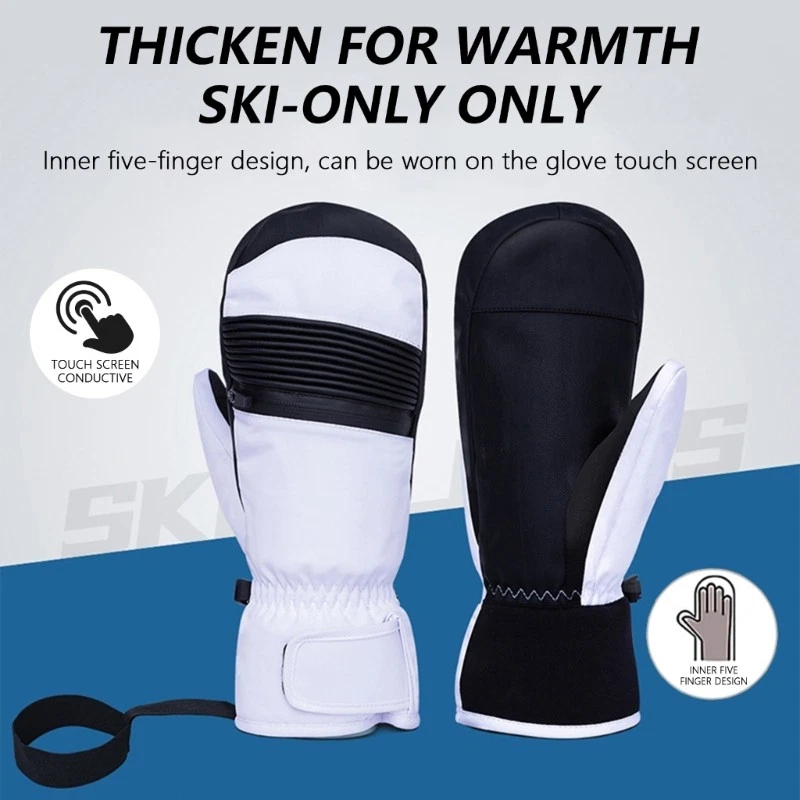 Watertight Snow Gloves Windproof Coldproof Touchscreens Thermal Glove for Skiing