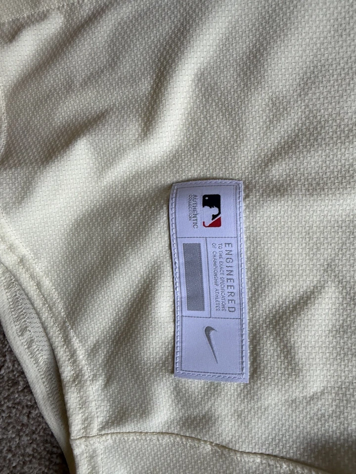 Nike MLB Authentic On-Field Bryce Harper Phillies Jersey – Size 44 – Cream Alt - Image 4 of 4