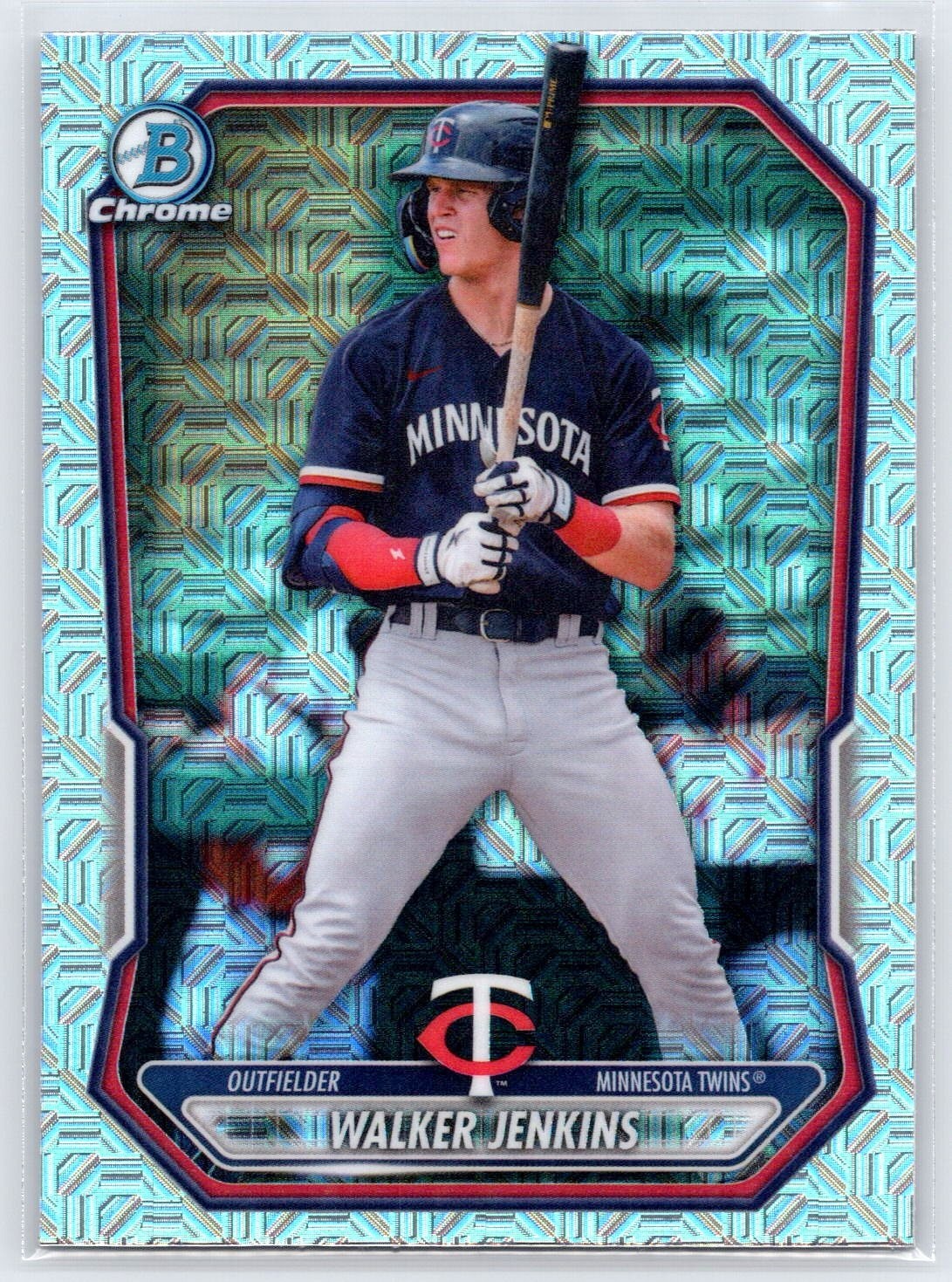 2026 Bowman Walker Jenkins #BCP-98 Chrome Prospects Mojo Refractor Twins