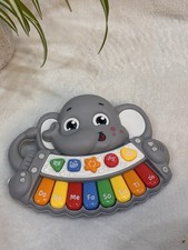 Kids Musical Keyboard Toy for Baby Toddler, Educational Elephant Lights & Sounds