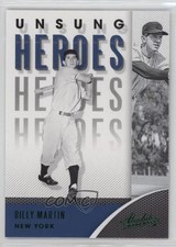 2021 Panini Absolute Unsung Heroes Green Billy Martin #UH-2 19wr
