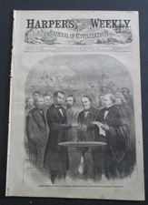 Civil War, Lincoln's 2nd Inauguration,  Harper's Weekly ,No.429, March 18, 1865