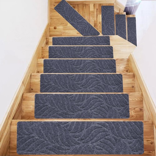 76x20cm Stair Carpet Treads Non-Slip Step Stair Protector MACHINE WASHABLE Mats - Picture 25 of 27