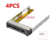 Lot of 4 Lenovo 2.5" SAS SATA Hard Drive Tray Caddy for ST250 ST550 SR550 SR650
