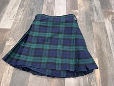 Scottish Design Tartans Kilt Green Blue Plaid Adult 38 Bagpipe Cosplay Festival