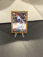 2024 Topps Chrome Update - Irving Lopez (RC) Auto /50 Gold Wave #RA-IL 