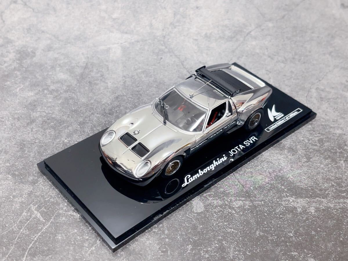 1/43 京商 KYOSHO ランボルギーニ JOTA SVR CHROME 1/43 Kyosho Lamborghini Jota Svr Chrome Omotesando Limited