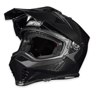 Simpson Motorcycle Xcursion Bandit Full Face Helmet Black X-Small DOT ECE 22.06