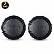 Canon FD Rear Lens Cap Body Cap 2 Pack AE1 A1 AV1 AT1 F1 FTb QL T50 T60 T70 T90