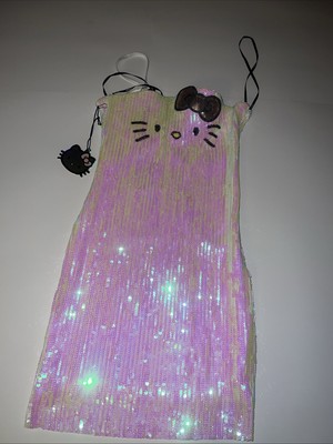 hello kitty cocktail dress Hello Kitty Sequin Mini Cocktail Dress Size Extra Small New With Tags