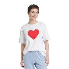 NWT Universal Thread Women's Oversized T-Shirt "Show More Love" Size Large