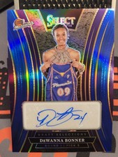 2024 Select WNBA DeWanna Bonner Draft Selections Signatures Blue Prizm Auto #/49