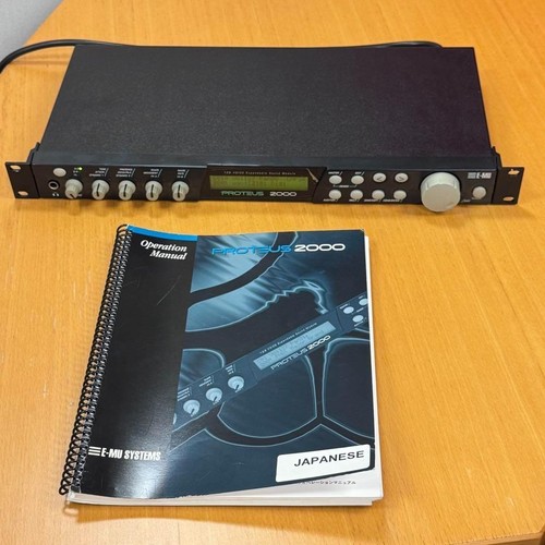 E-MU Proteus 2000 Sound Module Rack Synthesizer with Manual Japan ...