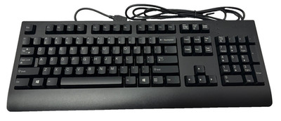 LOT OF 5 NEW Lenovo Traditional Wired USB Black Keyboard Model 00XH688