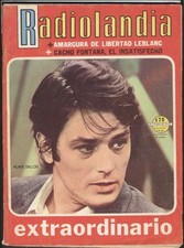 Revista Radiolandia Alain Delon actor francés en portada 1969