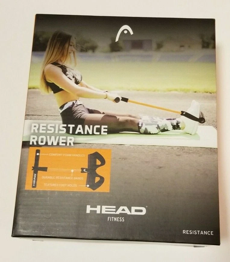 Head Fitness RESISTANCE ROWER Athletic Band Muscle Gym Tone Strength Train *NEW*