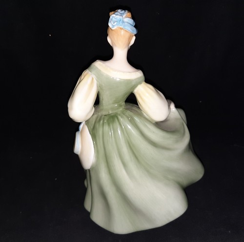 1962 Royal Doulton Fair Lady Figurine HN 2193 Bone China HP 8 Tall Green Dress - Picture 4 of 7