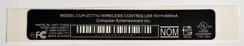 PS4 Controller Barcode label sticker Rear controller Label custom - Picture 4 of 18