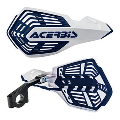 Acerbis X-Future Belüftete Handprotektoren Weiß Blau für Sherco SE-SD SEF Enduro