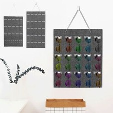 Display Hanging Sunglasses Storage Bag Felt Wall Stand Glasses Holder Organizer