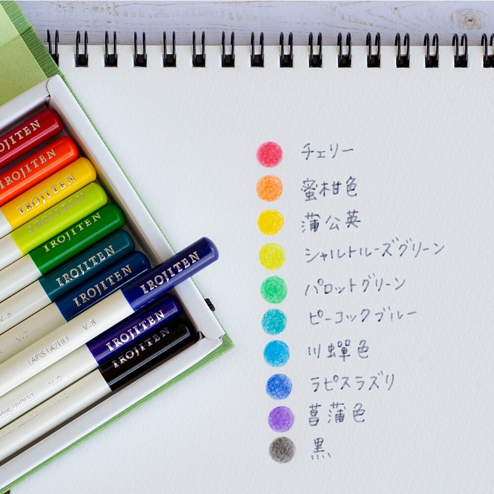 Tombow Colored Pencils Dictionary Irojiten Vol. 1 2 3 (Complete