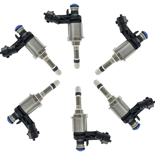 6 PCS NEW FUEL INJECTORS 12638530 CAMARO TRAVERSE GMC ACADIA CTS STS 3
