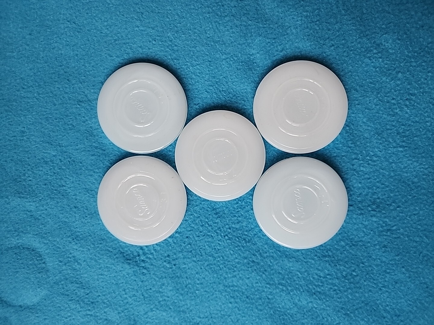 Lot Of 15 Vintage Samco White Milk Glass Canning Jar Lid Inserts eBay