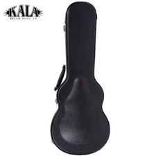 Kala BCT-AT Black Archtop Durable Tenor Size Ukulele Hard Case Black